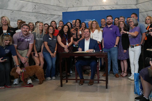 Governor Andy Beshear Signing Second Chance